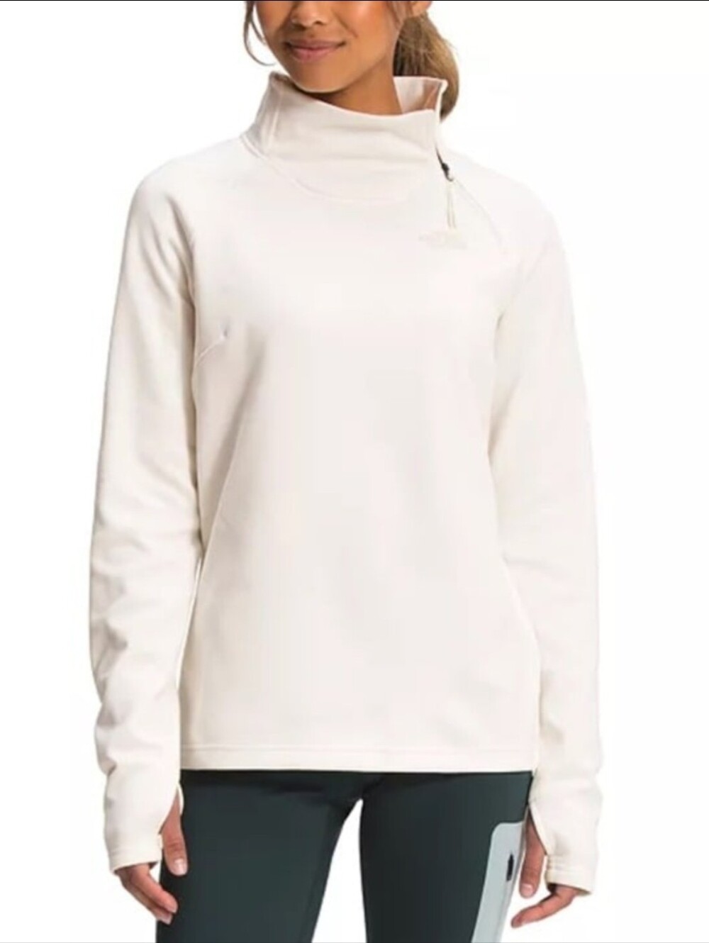 The North Face Women's Long Sleeve White Pullover